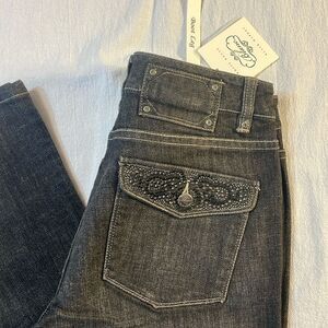 White House Black Market Blanc Boot Leg Jeans